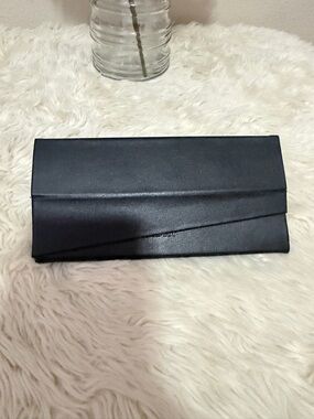 Christian Dior Black Leather magnetic sunglass case